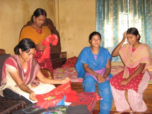 Ruma- Embroidery artisans at Gazipur near Dhaka